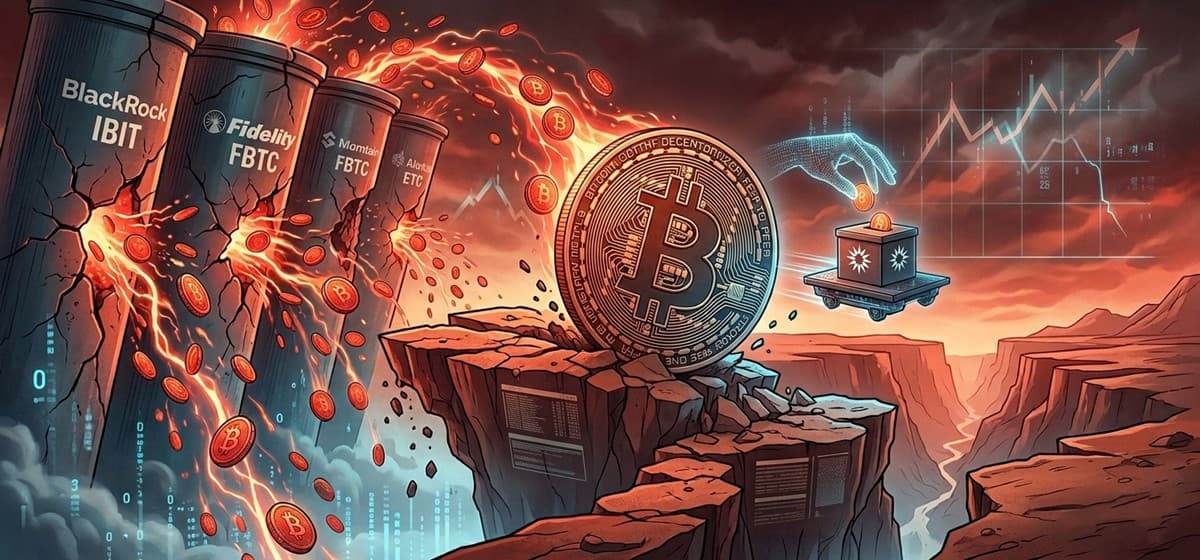 Bitcoin Slides Toward $72K as ETF Outflows and Strategy Sale Pressure Support