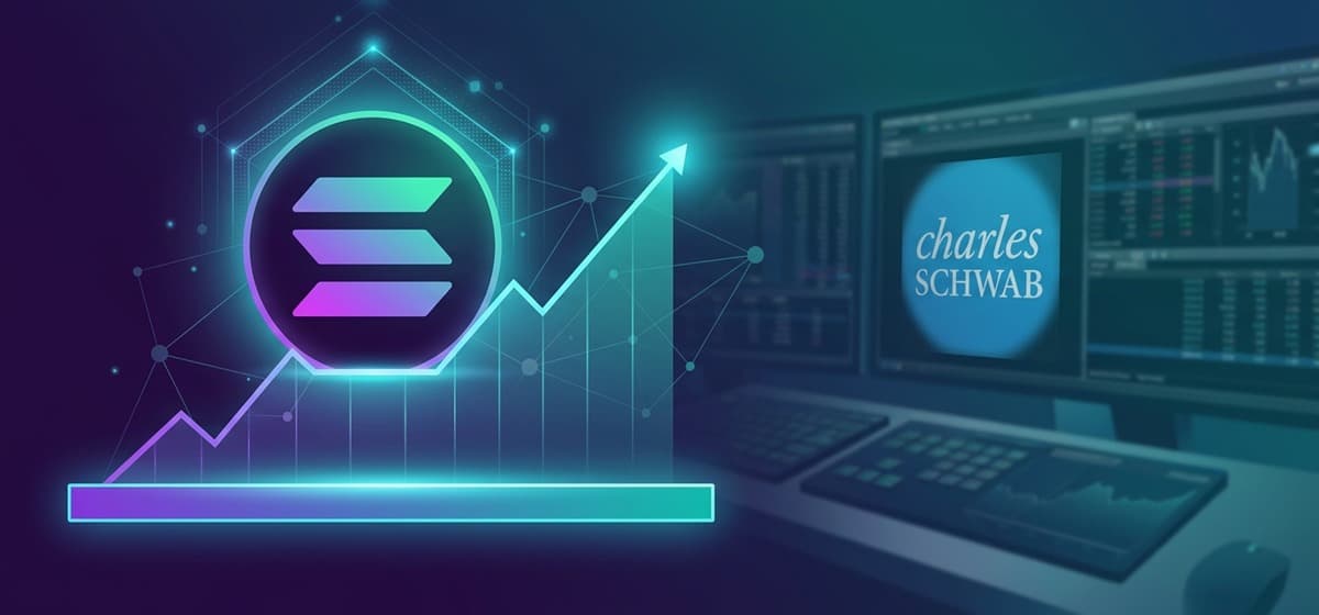 Charles Schwab Plans Direct SOL Trading as Solana Holds Above $100