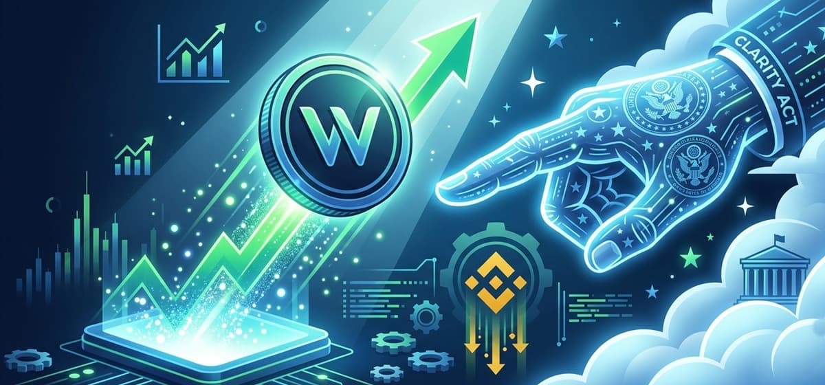 WLFI Price Jumps Double Digits While CLARITY Act Draft Limits Political Crypto Deals, Is $0.075 Next?