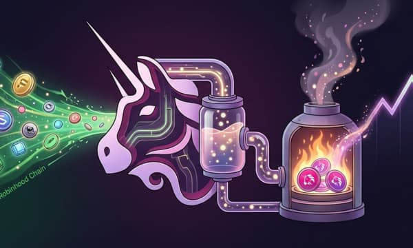 UNI Extends Rally as Robinhood Chain Activity Strengthens Uniswap Burn Story UNI Extends Rally as Robinhood Chain Activity Strengthens Uniswap Burn Story