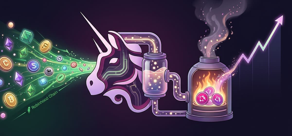 UNI Extends Rally as Robinhood Chain Activity Strengthens Uniswap Burn Story UNI Extends Rally as Robinhood Chain Activity Strengthens Uniswap Burn Story