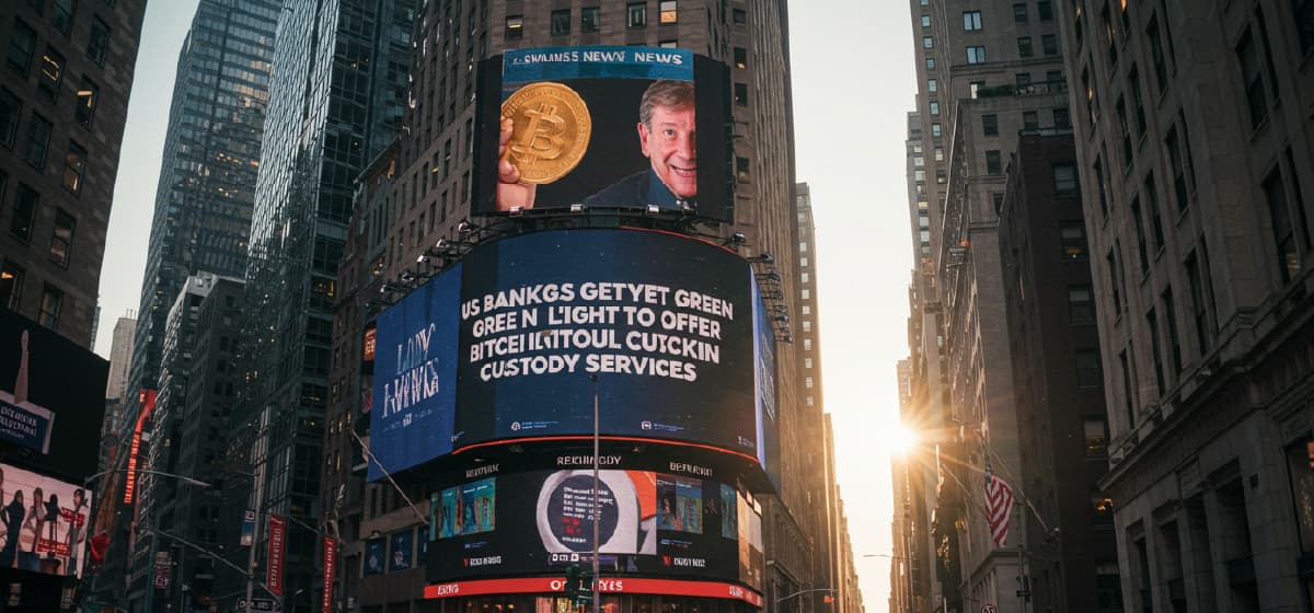 US Banks Get Green Light to Offer Bitcoin Custody Services US Banks Get Green Light to Offer Bitcoin Custody Services