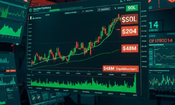 $48M in SOL Shorts Liquidated as Price Soars to $204 Amid DeFi Surge $48M in SOL Shorts Liquidated as Price Soars to $204 Amid DeFi Surge